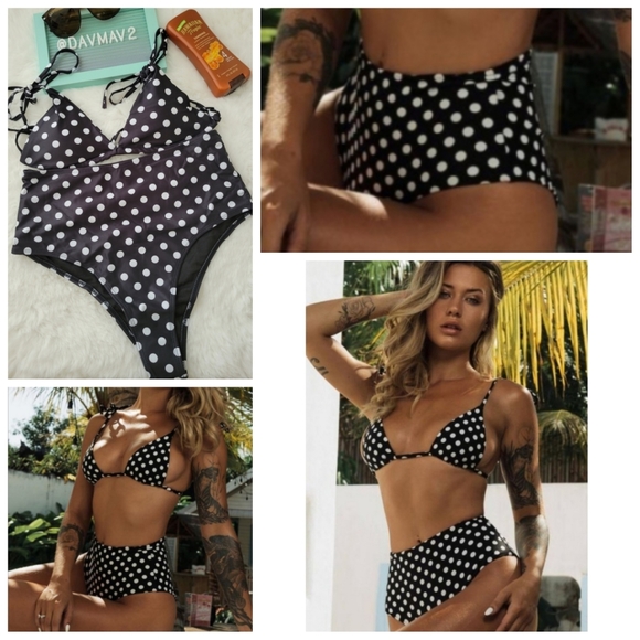 PINUP GIRL Polka Dot Bikini - Picture 1 of 7